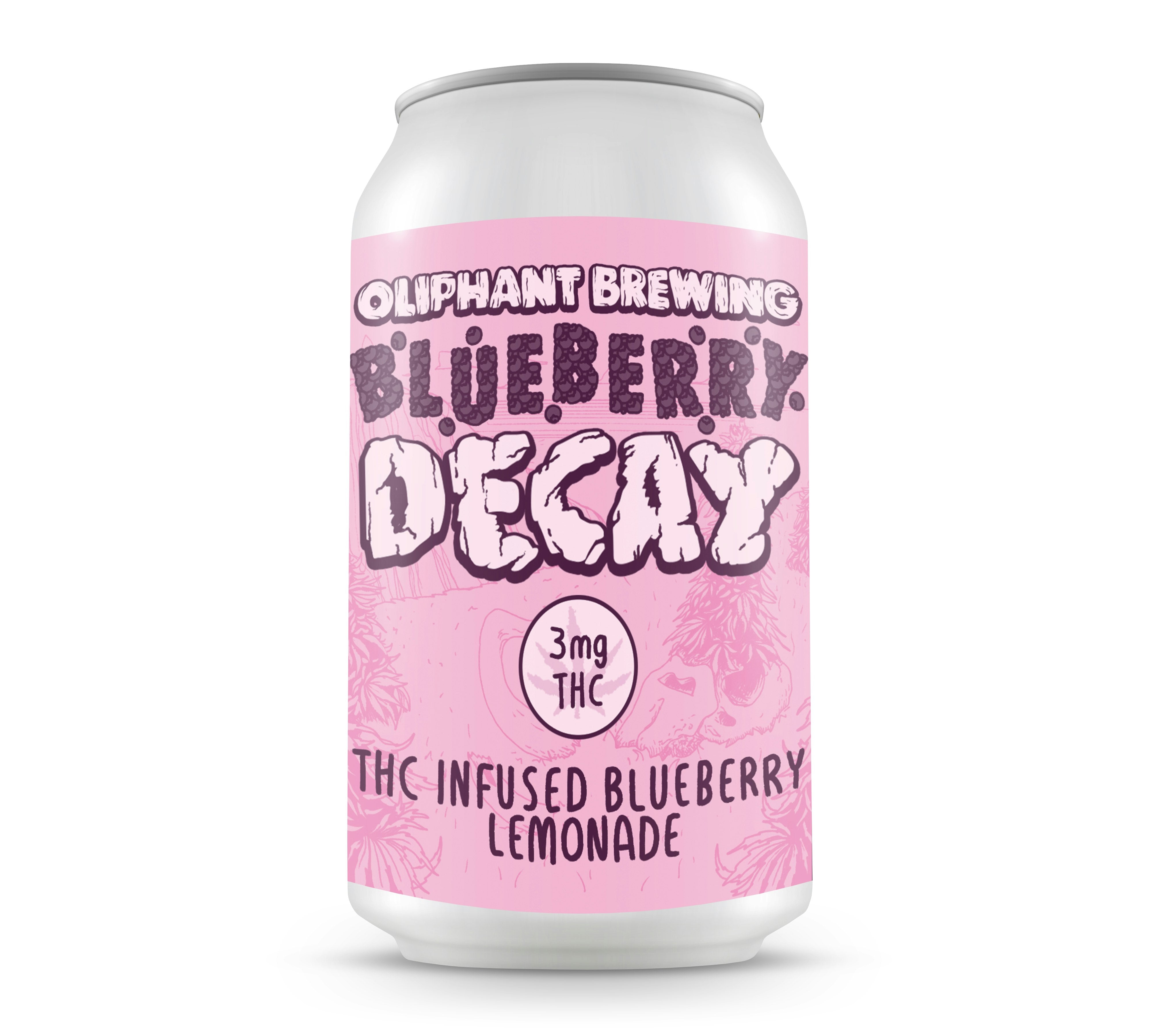 Oliphant - 12oz 3mg D9 THC Craft Soda - Low Dose Line (24ct case)