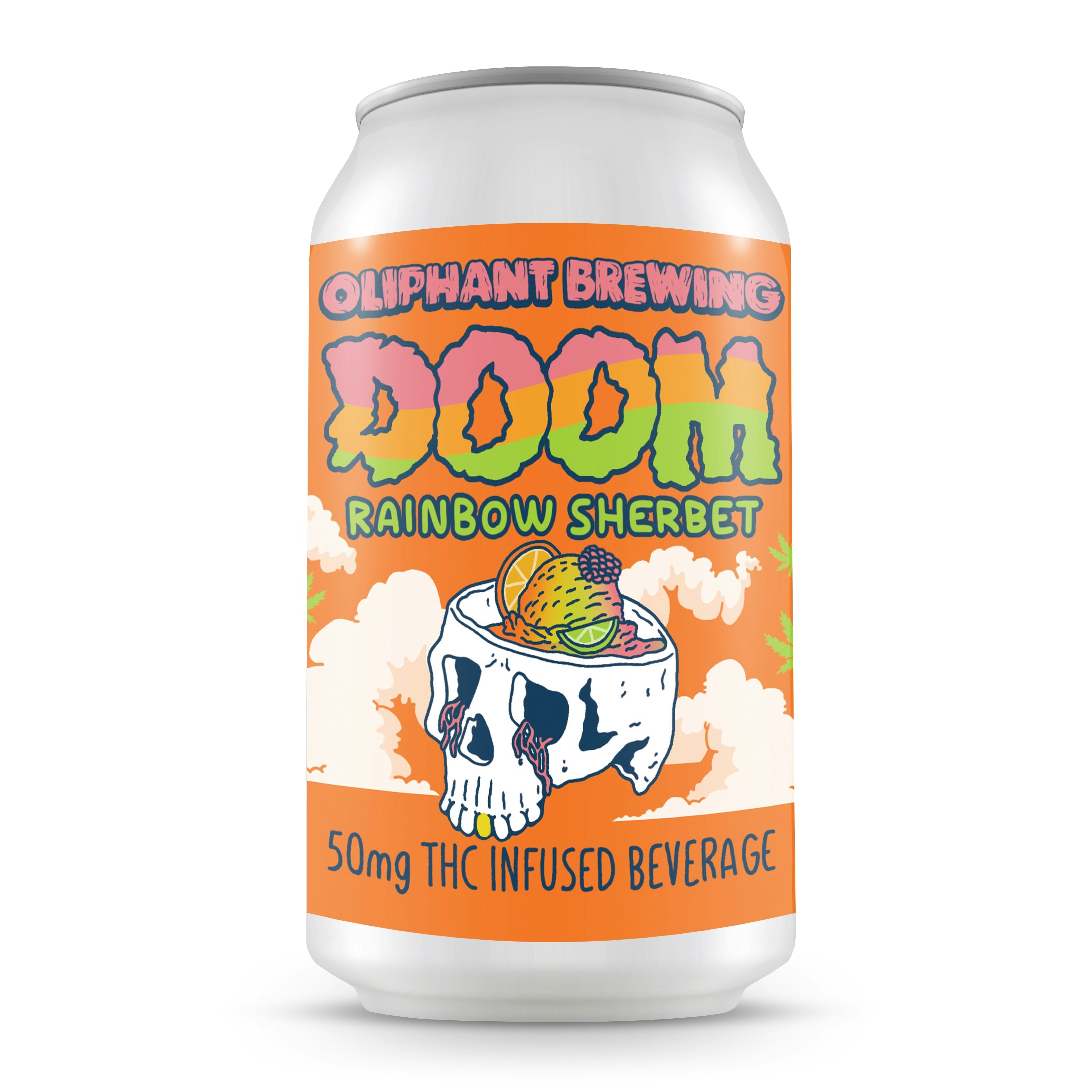 Oliphant - 12oz 50mg D9 THC Craft Soda - Extra High DOOM Line (24ct Case)