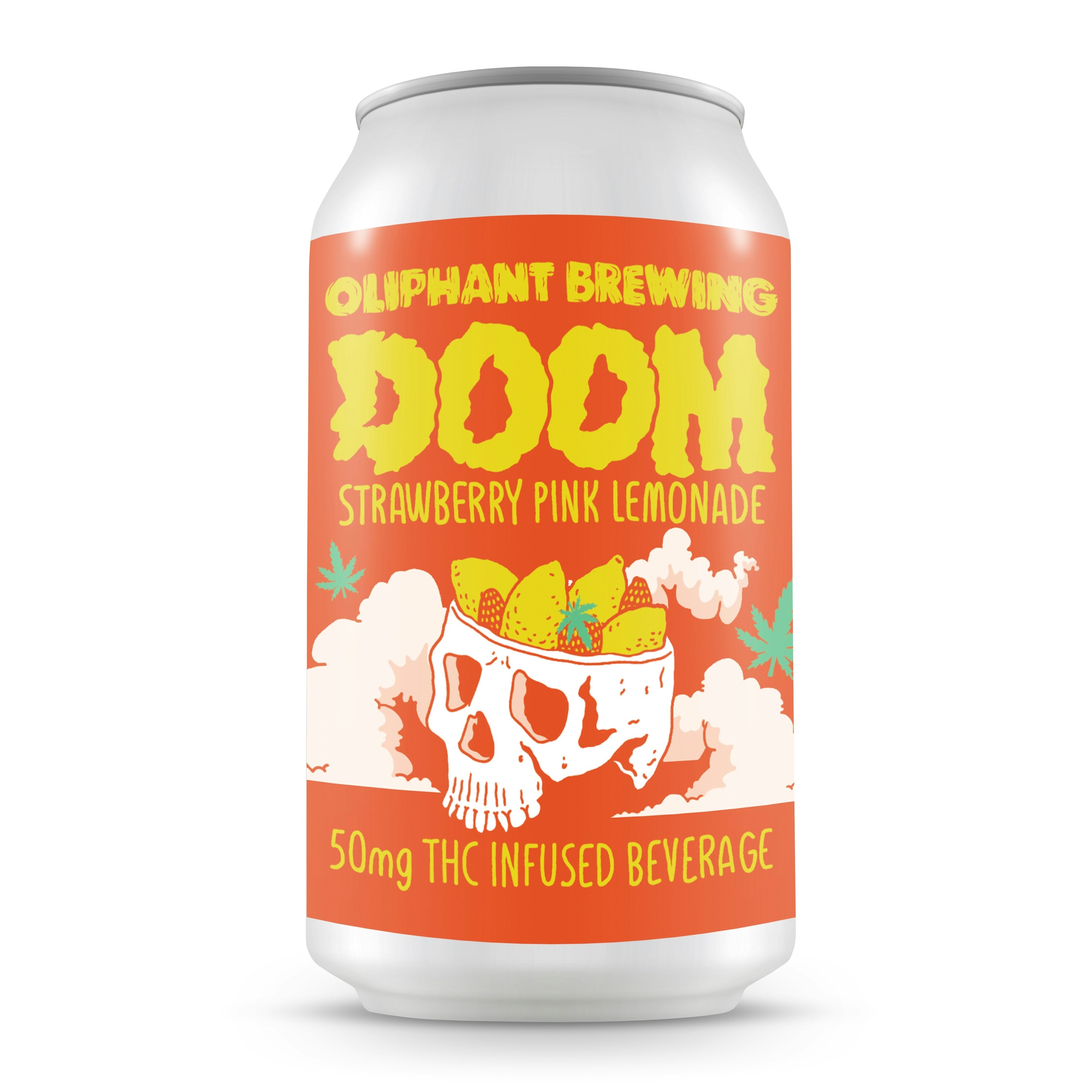Oliphant - 12oz 50mg D9 THC Craft Soda - Extra High DOOM Line (24ct Case)