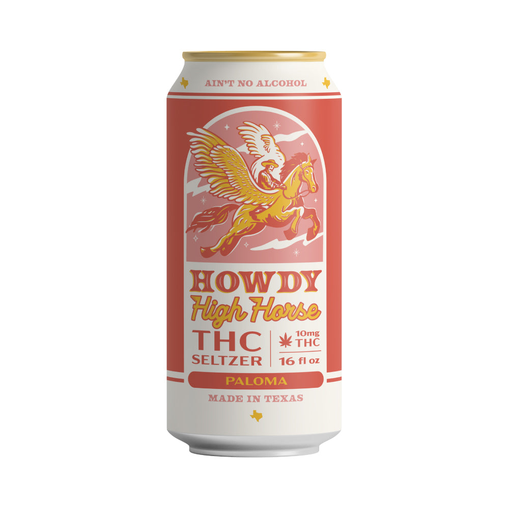 Howdy - 16oz 10mg D9 THC Seltzer (24ct Case)