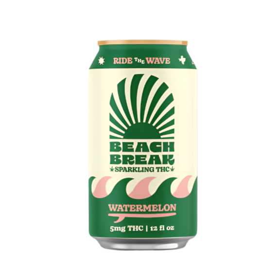 Beach Break - 12oz 5mg D9 THC Seltzer (24ct Case)