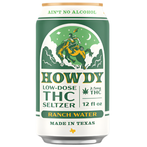 Howdy - 12oz Low Dose 2.5mg D9 THC Seltzer (24ct Case)