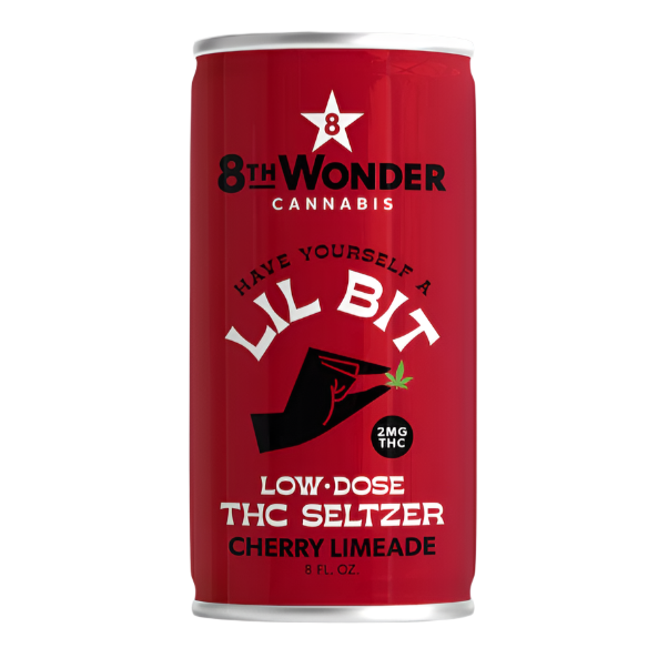 8th Wonder - 8oz Lil' Bit 2mg D9 THC Seltzer (24ct Case)