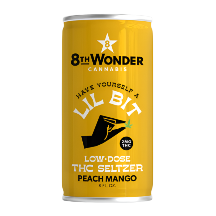 8th Wonder - 8oz Lil' Bit 2mg D9 THC Seltzer (24ct Case)